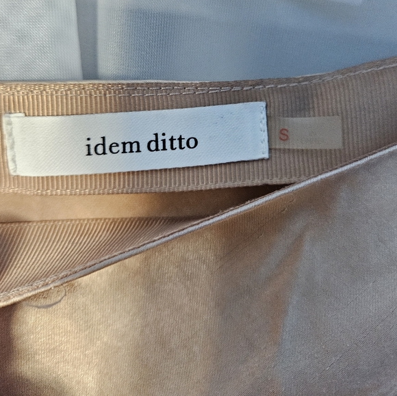 Shimmery Asymmetrical Slip Skirt - Picture 3 of 4